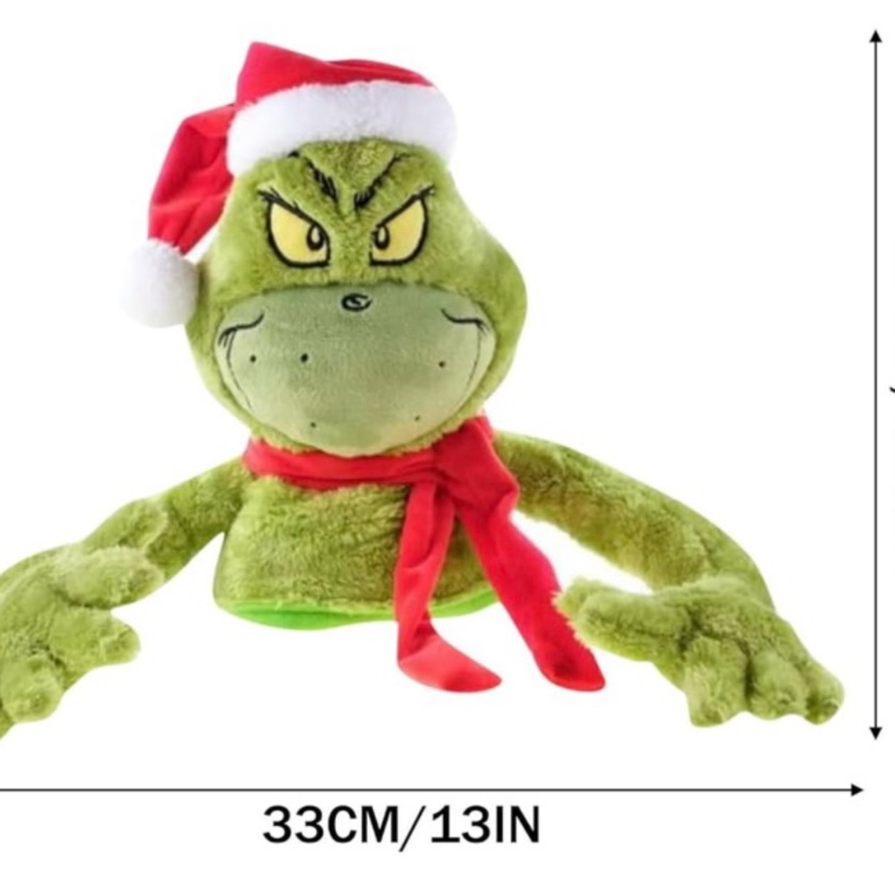 NWT grinch tree topper